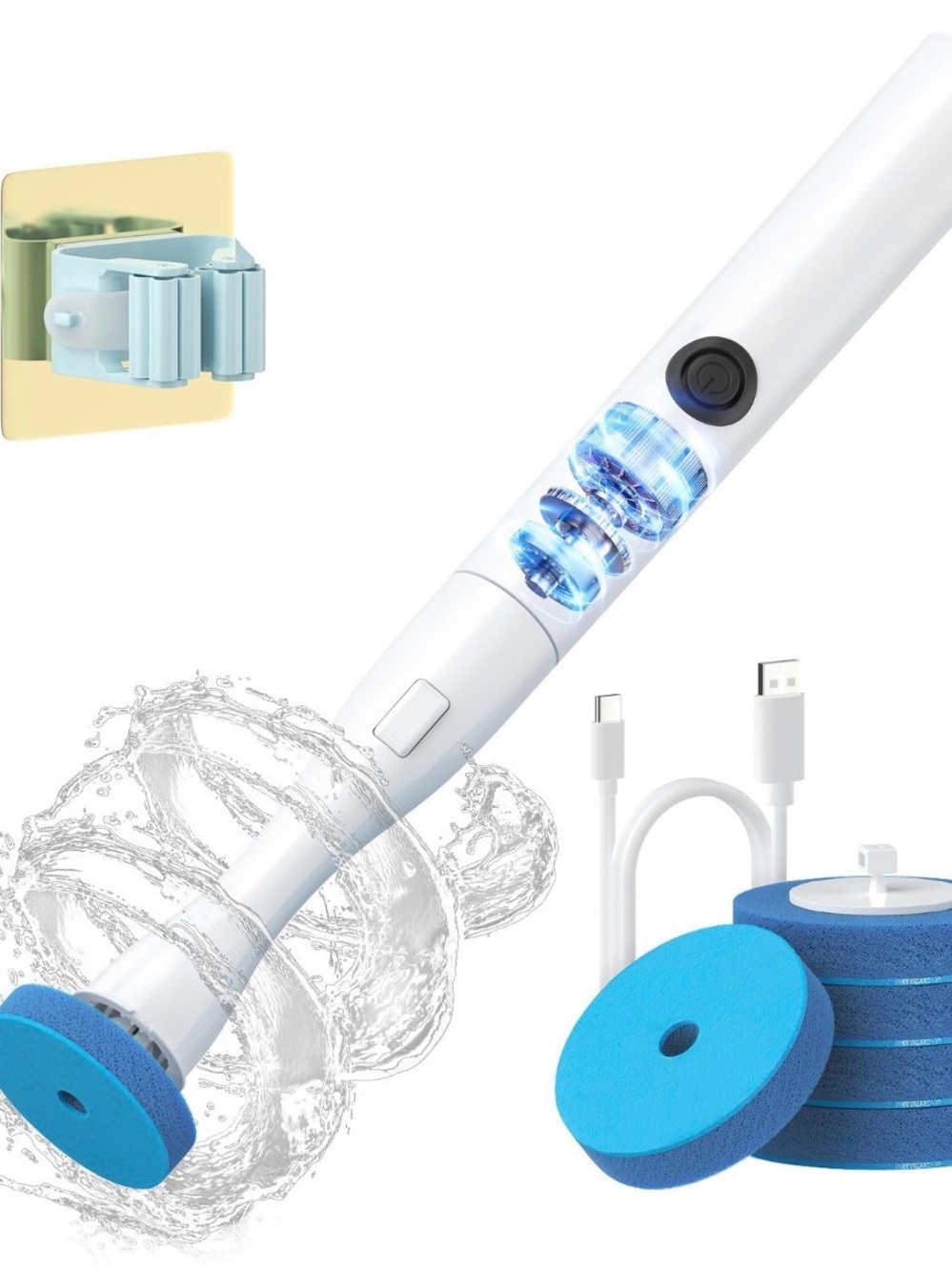 Electric toilet brush